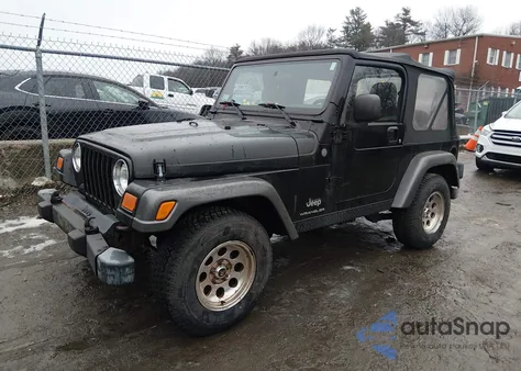 2004 Jeep Wrangler X z USA, uszkodzony, nr VIN 1J4FA39S24P801372
